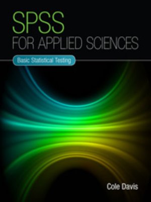 cover image of SPSS for Applied Sciences